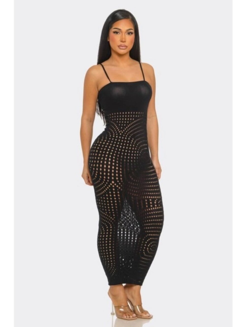 Sculpted Sheer Luxe Maxi